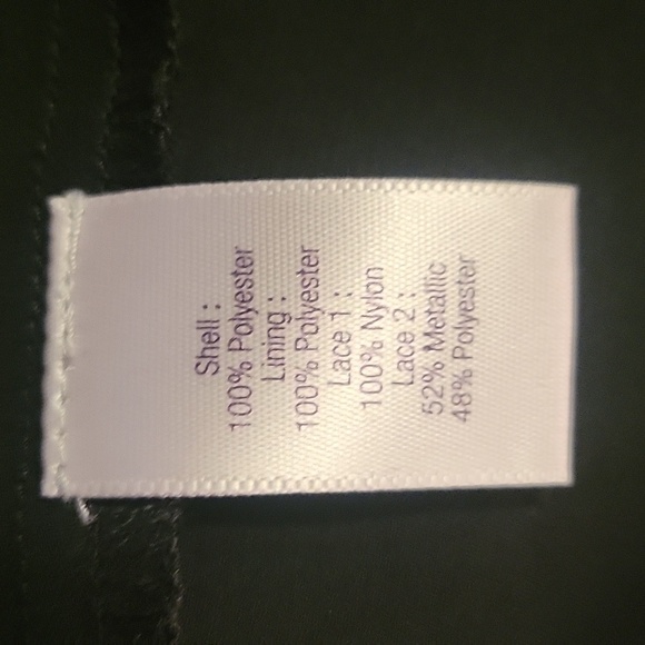 Jennifer Lopez Sheer Sleeveless Black & Gold Button Down Blouse, Size: XS - Picture 4 of 12